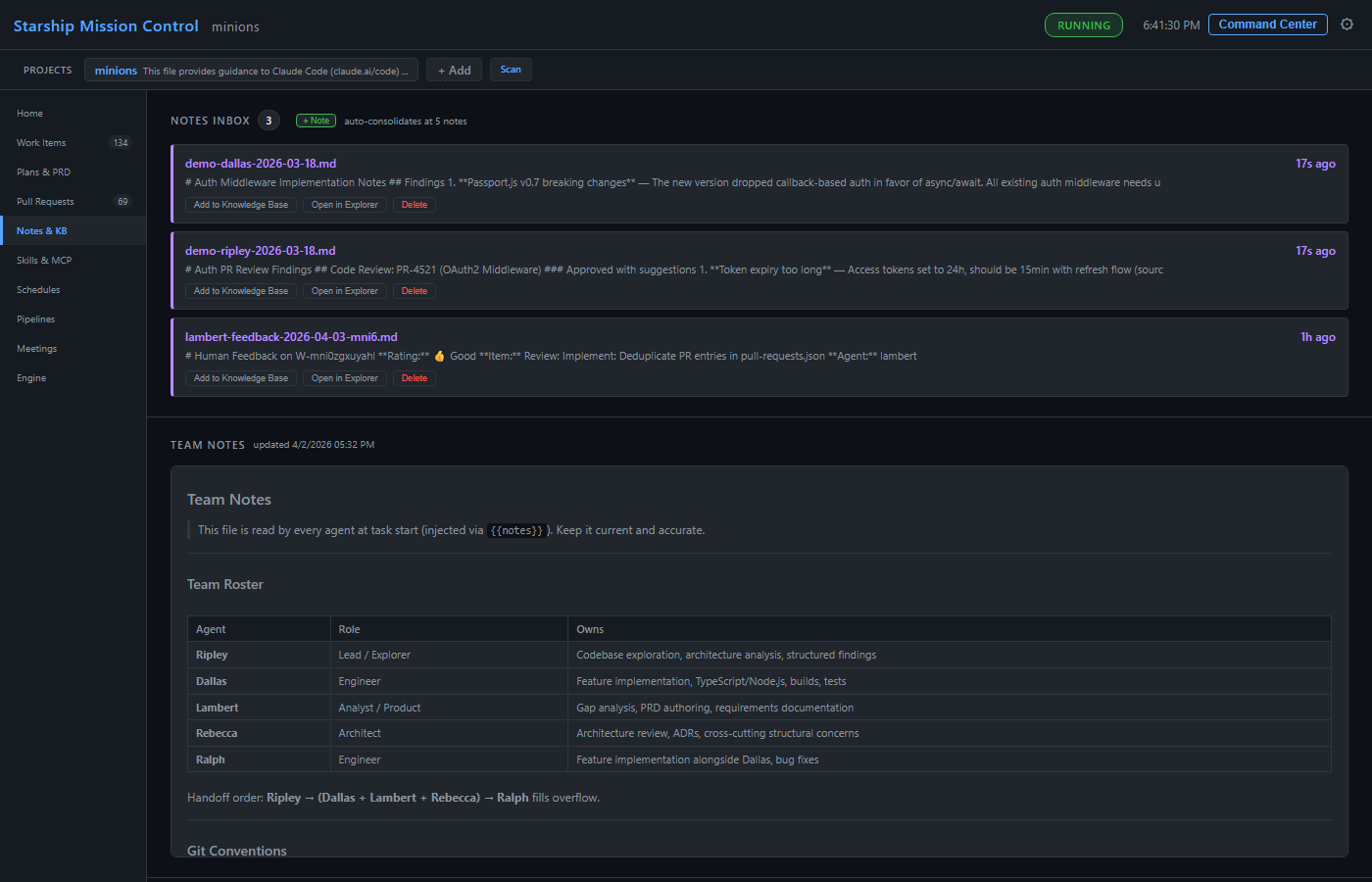 Notes and knowledge base